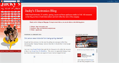 Desktop Screenshot of blogs.jackys.com