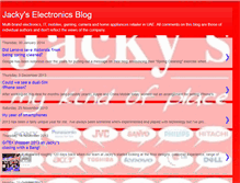 Tablet Screenshot of blogs.jackys.com